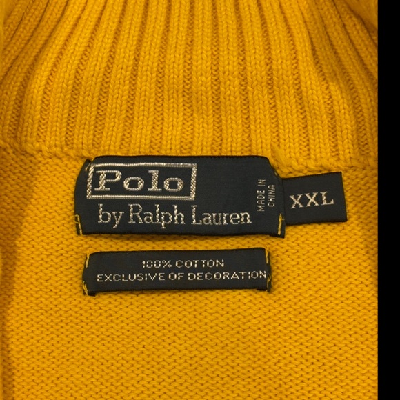 Men’s Polo Ralph Lauren 1/4 zip sweater - Picture 3 of 6